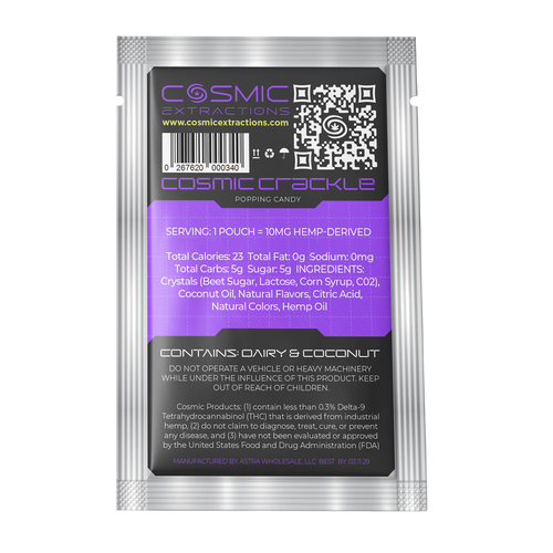 Astro Tropic Fusion Cosmic Crackle – THCa Popping Candy (10mg)