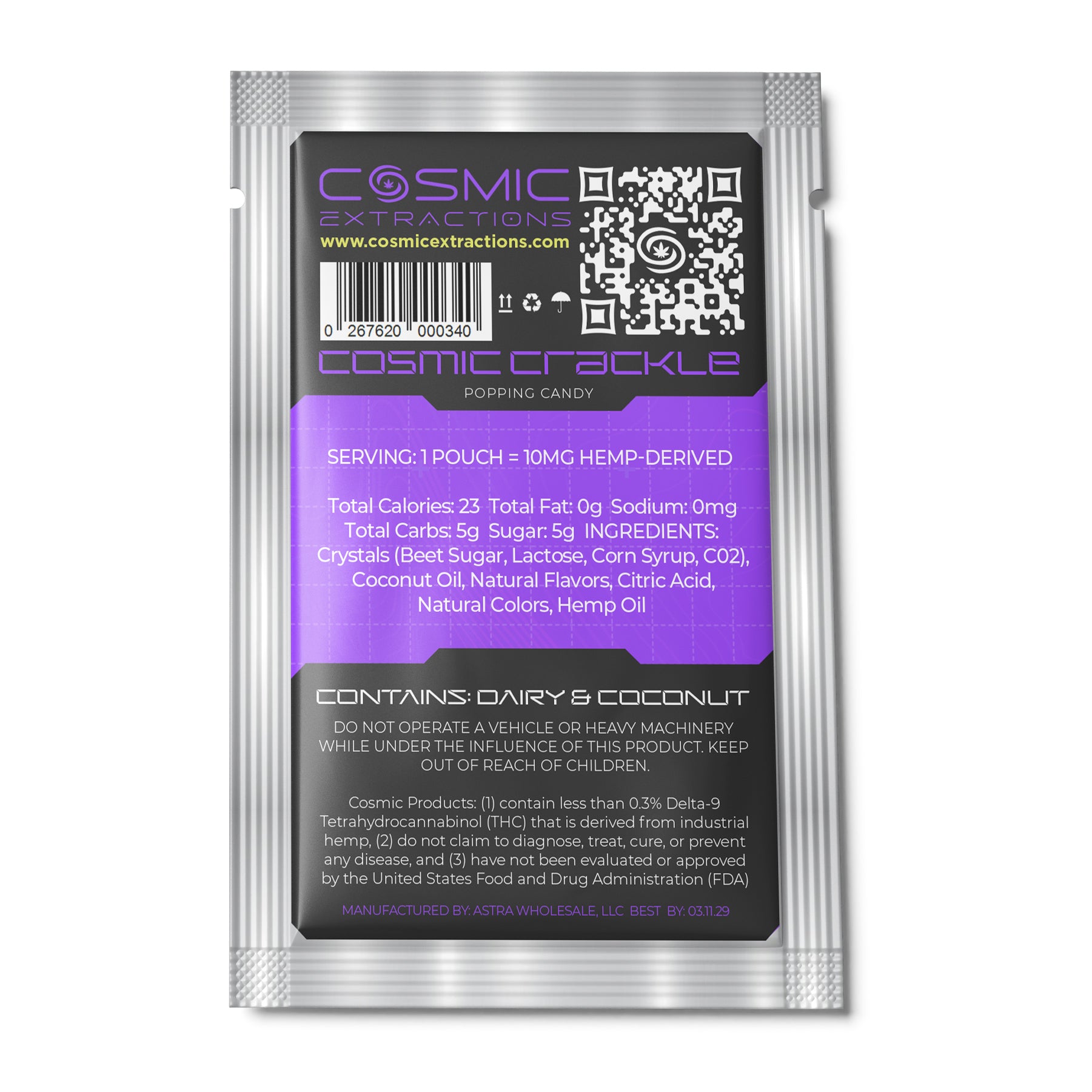 Cosmic Crackle – THCa Popping Candy (10mg)