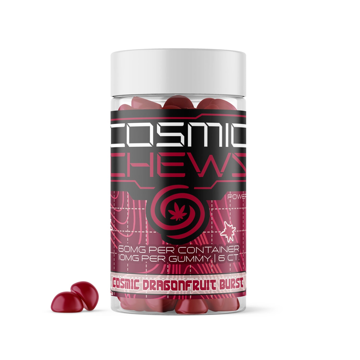 Cosmic Chews 60MG Gummies | 10MG Per Piece