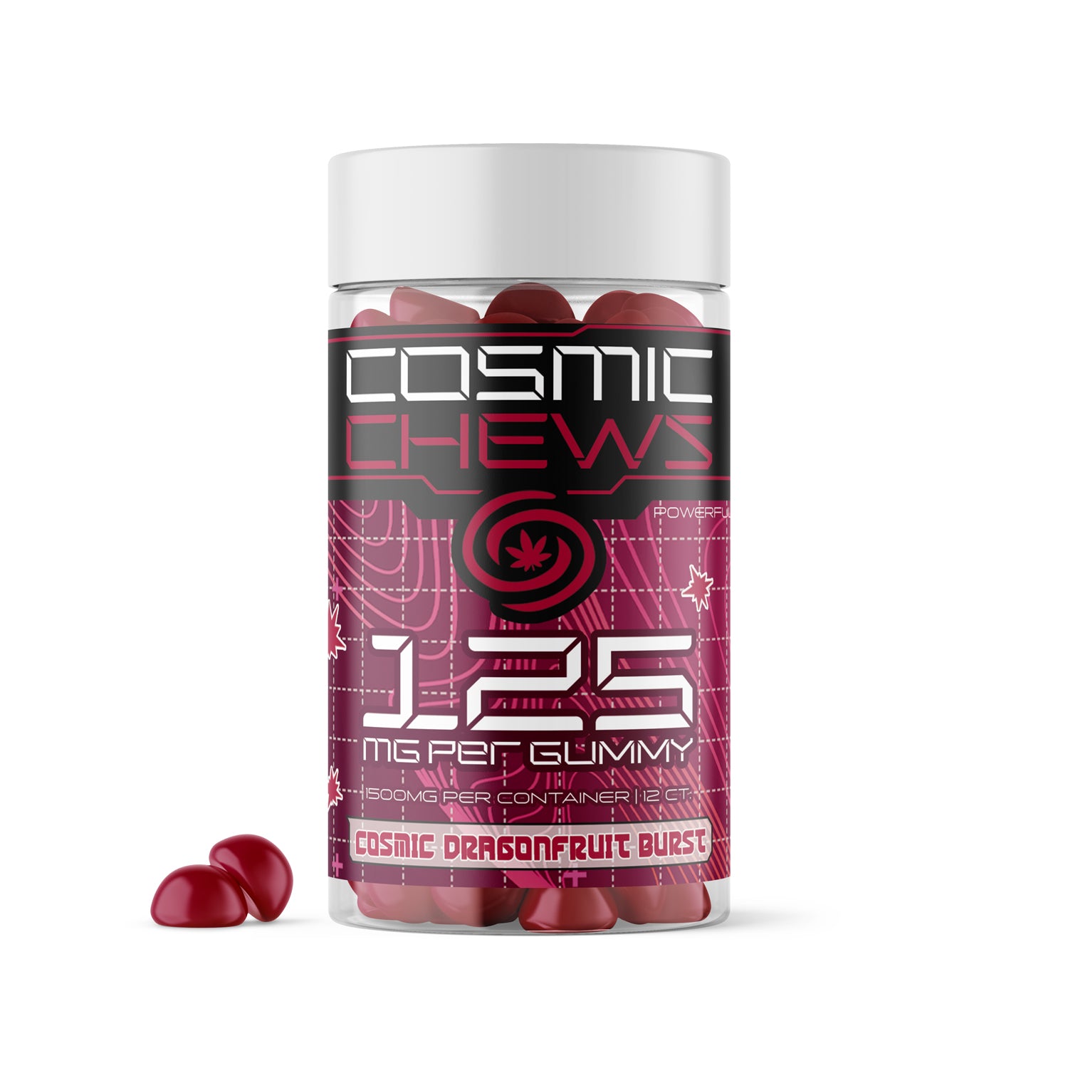 Cosmic Chews 1500MG Gummies | 125MG Per Piece