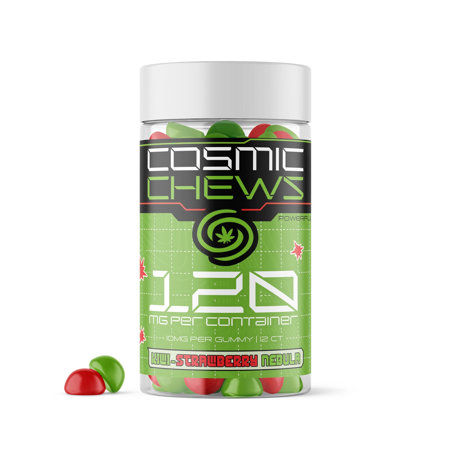 Cosmic Chews 120MG Gummies | 10MG Per Piece