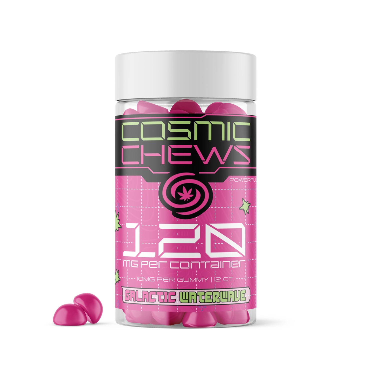 Cosmic Chews 120MG Gummies | 10MG Per Piece